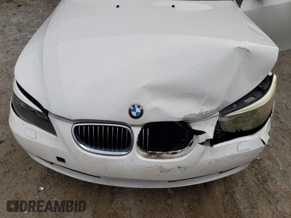 2010 BMW 5 Series 528i with VIN WBANU5C51AC365413, listed as a Copart auction lot 47758385 with 128,091 mi miles and Salvage Title. Bid and sale history available at carsss.com. Image 11.