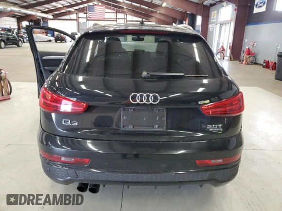 2017 Audi Q3 Prestige with VIN WA1GCCFS0HR002185, listed as a Copart auction lot 76092414 with 100,171 mi miles and Salvage Title. Bid and sale history available at carsss.com. Image 6.