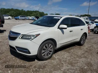 2015 Acura MDX Technology with VIN 5FRYD4H46FB004987, listed as a Copart auction lot 62173925 with 236,359 mi miles and Salvage title. Bid and sale history available at DreamBid. Image 1.