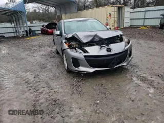 2013 Mazda 3 i Touring with VIN JM1BL1LP1D1831439, listed as a Copart auction lot 48286985 with 107,304 mi miles and Salvage Title. Bid and sale history available at carsss.com. Image 10.