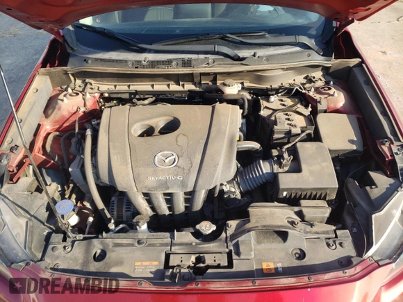 2021 Mazda CX-3 Sport with VIN JM1DKDB70M1504528, listed as a Copart auction lot 75355014 with 45,198 mi miles and Salvage Title. Bid and sale history available at carsss.com. Image 12.