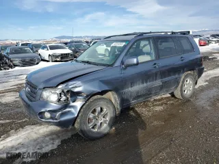 2007 Toyota Highlander with VIN JTEHP21A770192475, listed as a Copart auction lot 46594985 with 208,407 mi miles and Clean Title. Bid and sale history available at carsss.com. Image 1.
