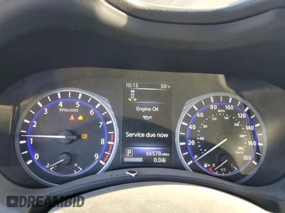 2017 Infiniti Q60 Red Sport 400 with VIN JN1FV7EL3HM700805, listed as a Copart auction lot 80134924 with 66,578 mi miles and Salvage title. Bid and sale history available at DreamBid. Image 9.