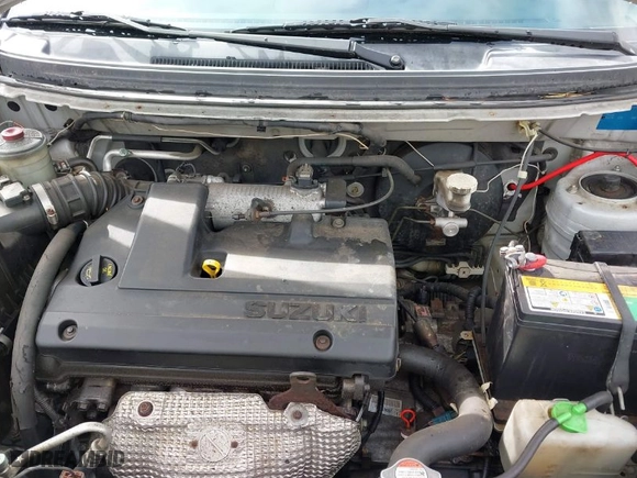 2005 Suzuki Aerio SX with VIN JS2RC61H255300970, listed as a IAAI auction lot 41536603 with 1 mi miles. Bid and sale history available at carsss.com. Image 10.