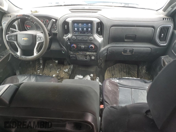 2021 Chevrolet Silverado 1500 LT with VIN 1GCRYDED2MZ159610, listed as a Copart auction lot 88875575 with 96,643 mi miles and Salvage Title. Bid and sale history available at DreamBid. Image 8.