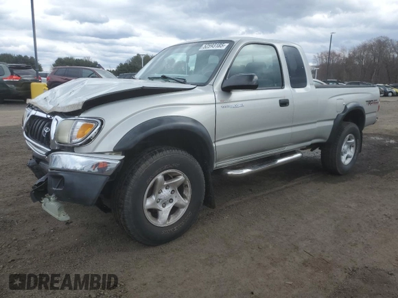 2004 Toyota Tacoma with VIN 5TEWN72N94Z462012, listed as a Copart auction lot 52593185 with 81,180 mi miles and Salvage Title. Bid and sale history available at DreamBid. Image 1.