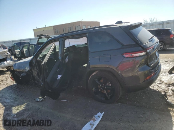 2024 Jeep Grand Cherokee Laredo X with VIN 1C4RJHAG1RC105317, listed as a Copart auction lot 46623135 with 7,597 mi miles and Salvage Title. Bid and sale history available at carsss.com. Image 2.