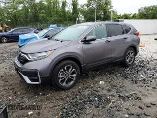 2020 Honda CR-V EX-L with VIN 7FART6H81LE022756, listed as a Copart auction lot 57934665 with 28,284 mi miles and Salvage title. Bid and sale history available at DreamBid. Image 1.