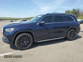 2020 Mercedes-Benz GLS 450 with VIN 4JGFF5KE8LA204635, listed as a Copart auction lot 55257424 with 62,060 mi miles and Salvage Title. Bid and sale history available at DreamBid. Image 1.