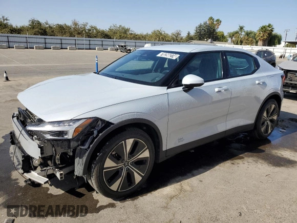 2023 Polestar 2 with VIN YSMEG3KA0PL146789, listed as a Copart auction lot 78256274 with 41,038 mi miles and Salvage Title. Bid and sale history available at carsss.com. Image 1.