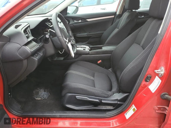 2020 Honda Civic LX with VIN 2HGFC2F69LH569083, listed as a Copart auction lot 56874685 with 79,770 mi miles and Salvage title. Bid and sale history available at DreamBid. Image 7.