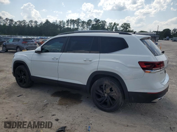 2022 Volkswagen Atlas SE z VIN 1V2HR2CA3NC528032, wystawiony jako Copart lot #57607665 z przebiegiem 34 714 mil mil oraz Czysty tytuł • Clean title. Historia ofert i sprzedaży dostępna na DreamBid. Obrazek 2.