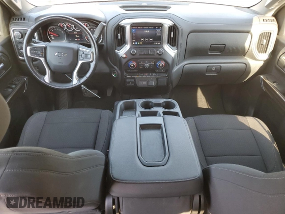 2021 Chevrolet Silverado 1500 RST with VIN 3GCUYEET5MG327263, listed as a Copart auction lot 46792385 with 46,082 mi miles and Salvage Title. Bid and sale history available at carsss.com. Image 8.