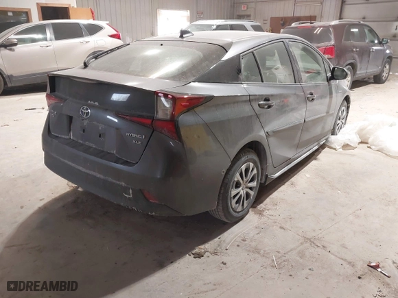 2022 Toyota Prius LE with VIN JTDL9MFUXN3039673, listed as a IAAI auction lot 41509362 with 60,099 mi miles. Bid and sale history available at carsss.com. Image 4.