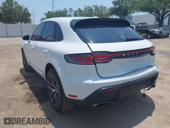 2023 Porsche Macan with VIN WP1AA2A55PLB11111, listed as a IAAI auction lot 42209465 with 25,612 mi miles and . Bid and sale history available at DreamBid. Image 3.