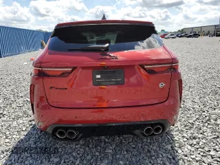 2023 Jaguar F-Pace SVR with VIN SADCZ2EEXPA708753, listed as a Copart auction lot 53111765 with 51,378 mi miles and Salvage Title. Bid and sale history available at DreamBid. Image 6.