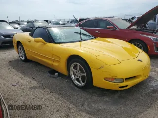 2002 Chevrolet Corvette with VIN 1G1YY32G325108585, listed as a Copart auction lot 75014384 with 76,856 mi miles and Non Repairable. Bid and sale history available at carsss.com. Image 4.