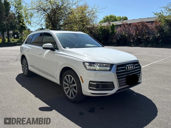 2019 Audi Q7 Premium Plus with VIN WA1LAAF78KD006428, listed as a Copart auction lot 54744225 with 63,399 mi miles and Clean Title. Bid and sale history available at carsss.com. Image 1.