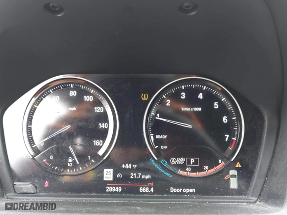 2019 BMW X2 xDrive28i with VIN WBXYJ5C50K5N03198, listed as a IAAI auction lot 41999528 with 28,949 mi miles. Bid and sale history available at carsss.com. Image 7.