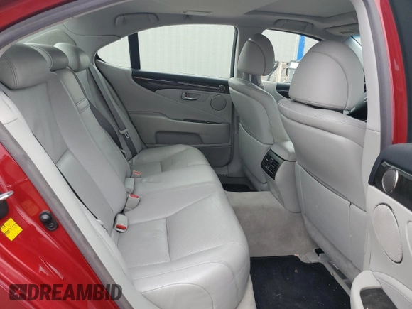 2011 Lexus LS 460 with VIN JTHCL5EF6B5012415, listed as a Copart auction lot 57467955 with Not provided miles and Salvage title. Bid and sale history available at DreamBid. Image 10.