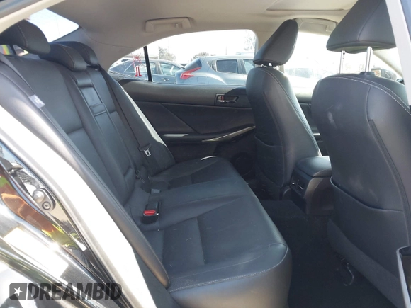 2015 Lexus IS 250 with VIN JTHBF1D20F5065532, listed as a IAAI auction lot 41708326 with 121,920 mi miles. Bid and sale history available at carsss.com. Image 8.