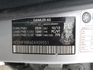 2014 Mercedes-Benz E 550 Sport with VIN WDDHF9BB6EA909551, listed as a Copart auction lot 43435305 with 129,450 mi miles and Clean Title. Bid and sale history available at DreamBid. Image 12.