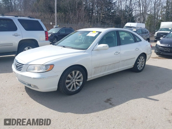 2009 Hyundai Azera Limited z VIN KMHFC46F99A368183, wystawiony jako IAAI lot #41769940 z przebiegiem 144 339 mil mil oraz . Historia ofert i sprzedaży dostępna na DreamBid. Obrazek 2.