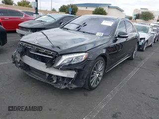 2016 Mercedes-Benz S 550 with VIN WDDUG8CB6GA236557, listed as a IAAI auction lot 41555225 with 128,008 mi miles and . Bid and sale history available at carsss.com. Image 17.