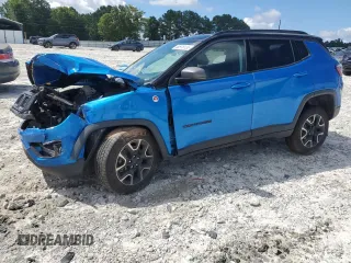 2018 Jeep Compass Trailhawk with VIN 3C4NJDDB1JT501151, listed as a Copart auction lot 60978135 with Not provided miles and Salvage title. Bid and sale history available at DreamBid. Image 1.