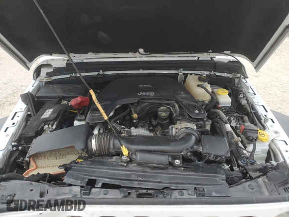 2020 Jeep Wrangler Unlimited Sport S with VIN 1C4HJXDG9LW311833, listed as a Copart auction lot 49344435 with 61,759 mi miles and Salvage title. Bid and sale history available at DreamBid. Image 12.