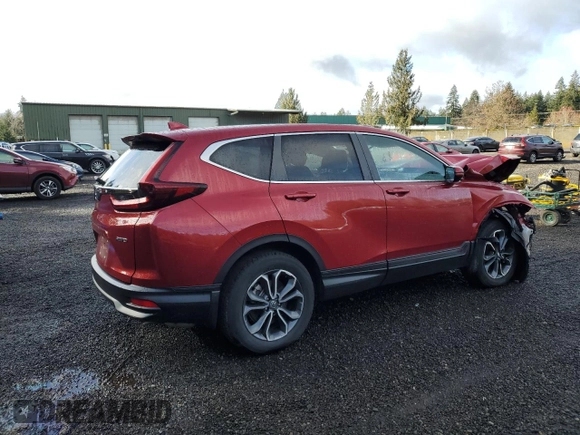 2021 Honda CR-V EX with VIN 2HKRW2H53MH629083, listed as a Copart auction lot 49008615 with Not Provided miles and Salvage Title. Bid and sale history available at carsss.com. Image 3.