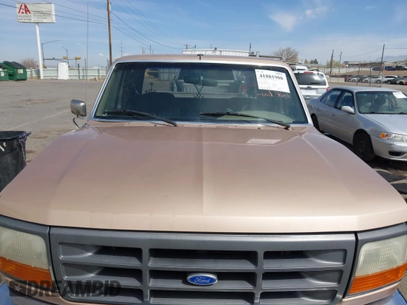 1996 Ford F-150 with VIN 1FTEX15H9TKA25252, listed as a IAAI auction lot 41881908 with 161,371 mi miles. Bid and sale history available at carsss.com. Image 10.