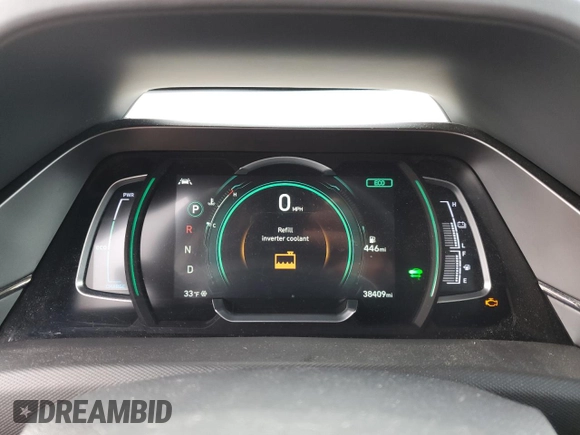 2020 Hyundai Ioniq SE with VIN KMHC75LC4LU190020, listed as a Copart auction lot 42400615 with 38,409 mi miles and Salvage title. Bid and sale history available at DreamBid. Image 9.