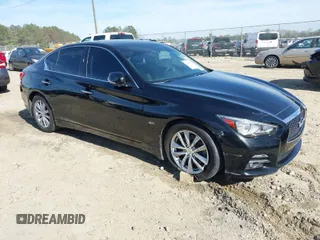 2016 Infiniti Q50 3.0t Premium with VIN JN1EV7AR4GM345731, listed as a IAAI auction lot 41836075 with 88,682 mi miles. Bid and sale history available at carsss.com. Image 1.