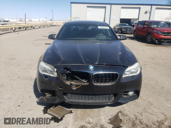 2015 BMW 5 Series 550i with VIN WBAKN9C50FD961489, listed as a Copart auction lot 46683795 with 90,235 mi miles and Salvage title. Bid and sale history available at DreamBid. Image 5.