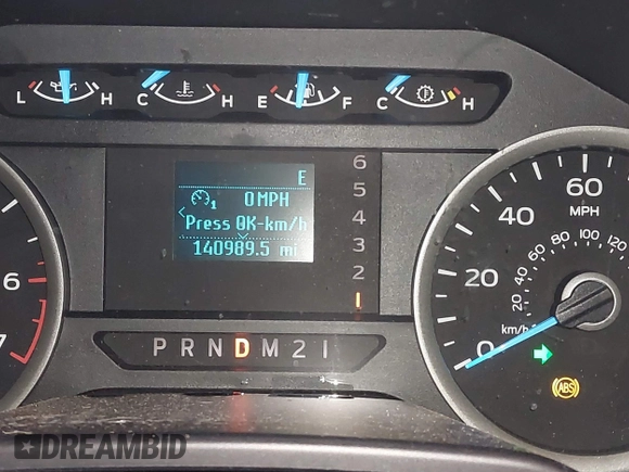 2017 Ford F-150 XL with VIN 1FTEW1CPXHKC39588, listed as a IAAI auction lot 41395138 with 140,989 mi miles and . Bid and sale history available at DreamBid. Image 7.