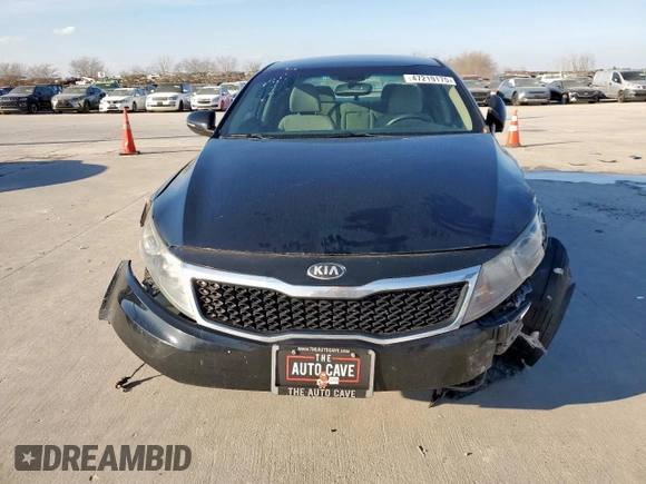 2013 Kia Optima LX with VIN 5XXGM4A74DG257091, listed as a Copart auction lot 47219175 with 136,300 mi miles and Salvage Title. Bid and sale history available at carsss.com. Image 5.