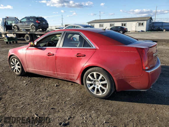 2008 Cadillac CTS AWD w/1SB with VIN 1G6DS57V080194943, listed as a Copart auction lot 48381265 with 128,446 mi miles and Salvage Title. Bid and sale history available at carsss.com. Image 2.