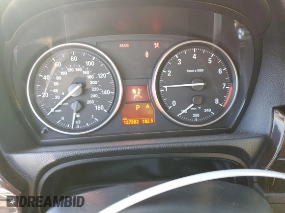 2012 BMW 3 Series 328i with VIN WBAKE5C58CE756081, listed as a Copart auction lot 45002875 with 127,382 mi miles and Salvage Title. Bid and sale history available at carsss.com. Image 9.
