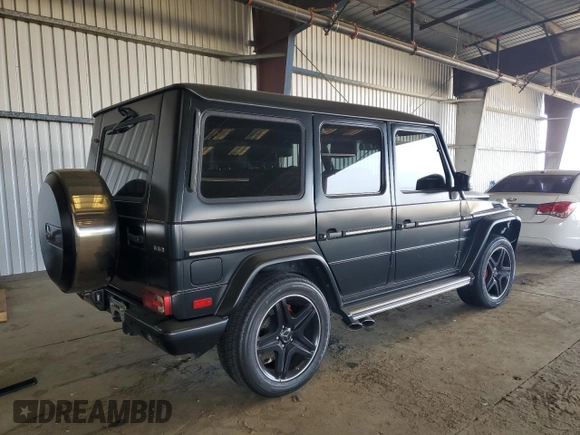 2016 Mercedes-Benz G-Class AMG G 63 with VIN WDCYC7DF2GX247520, listed as a Copart auction lot 83422424 with 61,417 mi miles and Salvage Title. Bid and sale history available at carsss.com. Image 3.