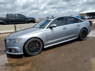 2016 Audi A6 Prestige with VIN WAUHGAFC9GN002149, listed as a Copart auction lot 58868025 with 93,927 mi miles and Salvage title. Bid and sale history available at DreamBid. Image 1.