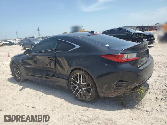 2016 Lexus RC 350 F Sport z VIN JTHHE5BC4G5014195, wystawiony jako Copart lot #56994045 z przebiegiem 119 171 mil mil oraz Szkoda całkowita • Salvage title. Historia ofert i sprzedaży dostępna na DreamBid. Obrazek 2.
