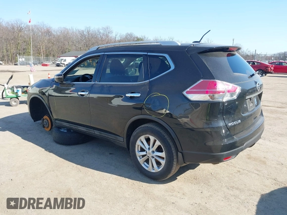 2015 Nissan Rogue SL with VIN 5N1AT2MV7FC912897, listed as a IAAI auction lot 41780048 with 147,889 mi miles and . Bid and sale history available at carsss.com. Image 3.