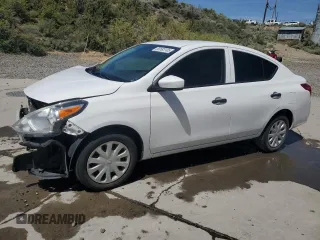 2019 Nissan Versa SV with VIN 3N1CN7AP4KL813546, listed as a Copart auction lot 58583105 with 87,480 mi miles and Salvage title. Bid and sale history available at DreamBid. Image 1.