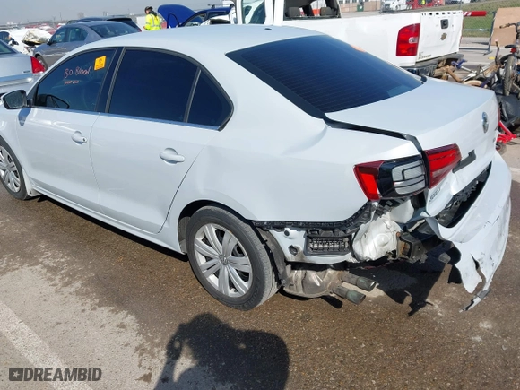 2017 Volkswagen Jetta 1.4T S with VIN 3VW167AJ2HM287690, listed as a IAAI auction lot 41837464 with 116,604 mi miles. Bid and sale history available at carsss.com. Image 3.