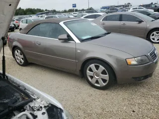 2005 Audi A4 1.8T with VIN WAUAC48H15K016424, listed as a Copart auction lot 74792574 with 74,077 mi miles and Salvage Title. Bid and sale history available at carsss.com. Image 4.