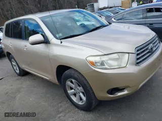 2008 Toyota Highlander with VIN JTEES41A082078238, listed as a IAAI auction lot 42057926 with 189,365 mi miles. Bid and sale history available at carsss.com. Image 1.