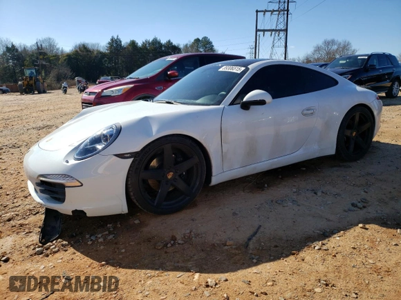 2014 Porsche 911 Carrera with VIN WP0AA2A95ES106613, listed as a Copart auction lot 89306515 with 30,573 mi miles and Salvage Title. Bid and sale history available at carsss.com. Image 1.