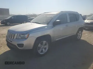 2011 Jeep Compass Latitude with VIN 1J4NT1FB9BD253495, listed as a Copart auction lot 48406185 with 147,262 mi miles and Salvage Title. Bid and sale history available at carsss.com. Image 1.