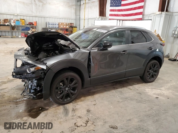 2024 Mazda CX-30 S Select Sport with VIN 3MVDMBBM2RM689940, listed as a Copart auction lot 58863255 with 4,685 mi miles and Salvage title. Bid and sale history available at DreamBid. Image 1.